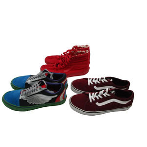 Vans Shoes Mens Size 11 Lot Of 3 Marvel Captain America Sneakers + 2 (bundle 3)